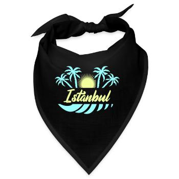 istanbul 02 - Bandana - Schwarz - Vorne