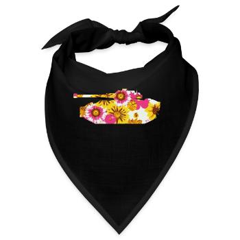 Friedenspanzer - Bandana - Schwarz - Vorne