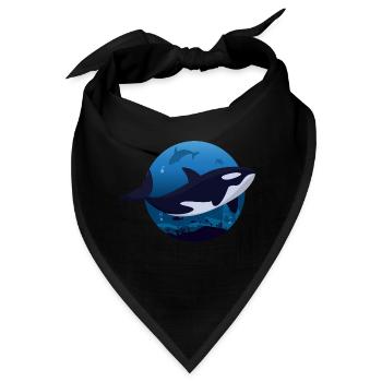 killer whale Design for a killer whale enthusiast - Bandana - Schwarz - Vorne