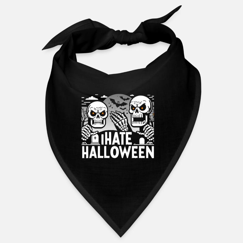 Dark Gothic Halloween Skeleton Design Bandana