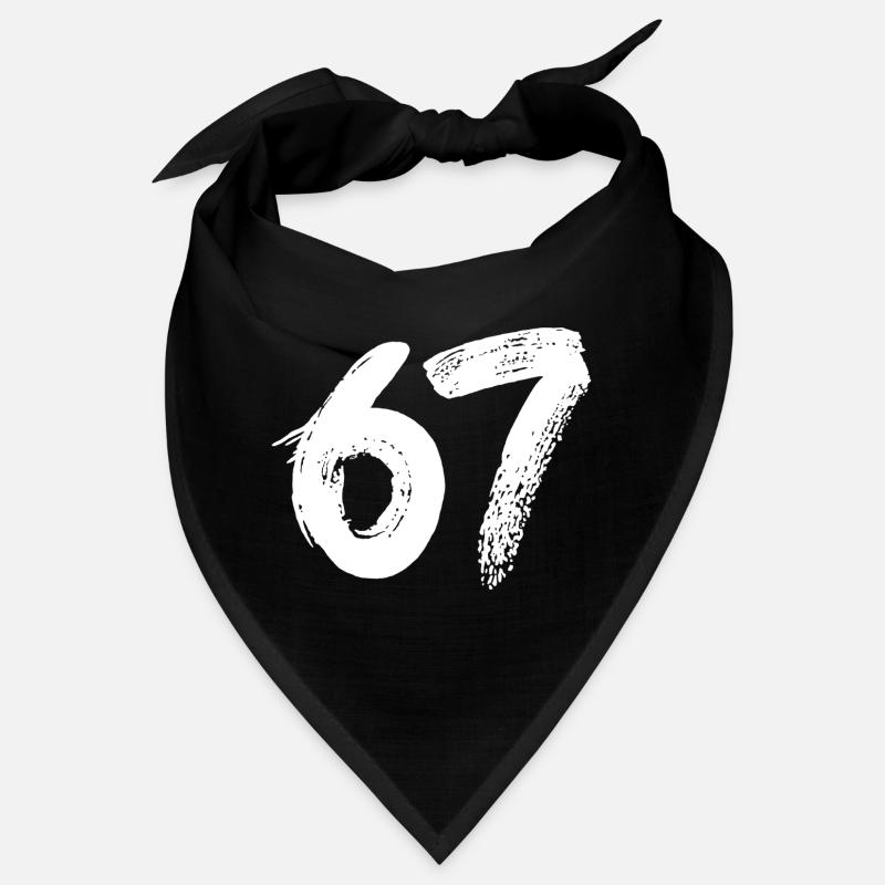 67 Weiße Farbe Bandana