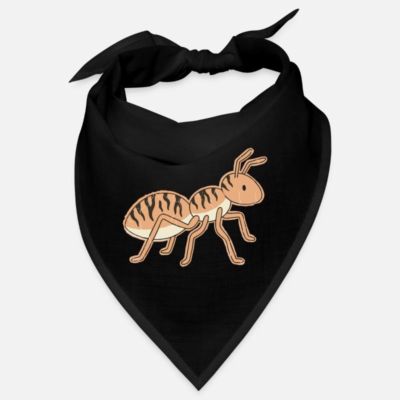 Fourmi tigrée stylisée rayures Tigrée Bandana