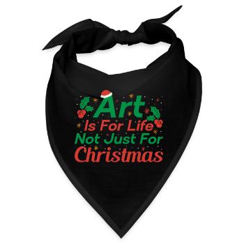 Artist Painter Graphic Art For Christmas Art Gifts - Bandana - Schwarz - Vorne