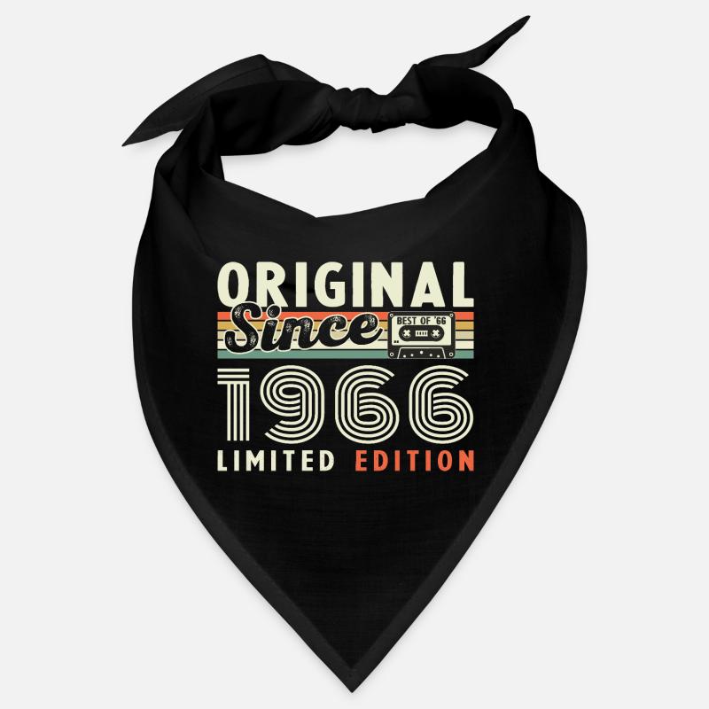 1966 Vintage Retro Birthday Gift Bandana