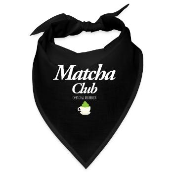 Matcha Club - Bandana - Schwarz - Vorne
