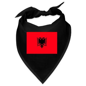 Albanien - Bandana - Schwarz - Vorne