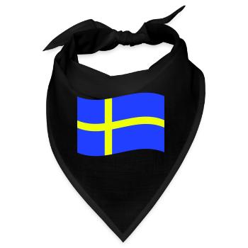Schweden - Bandana - Schwarz - Vorne