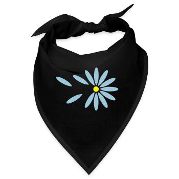 Gänseblümchen-Orakel / daisy oracle (2c) - Bandana - Schwarz - Vorne