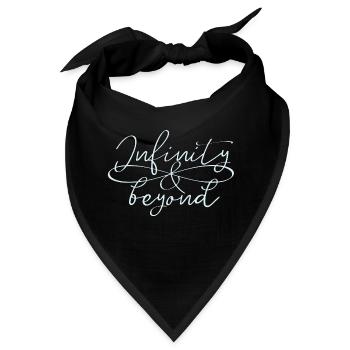 Freundschaftssymbol Unendlichkeitssymbol Infinity - Bandana - Schwarz - Vorne
