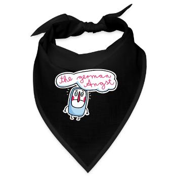 The German Angst - Bandana - Schwarz - Vorne