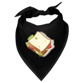 sandwich - Bandana - Schwarz - Vorne