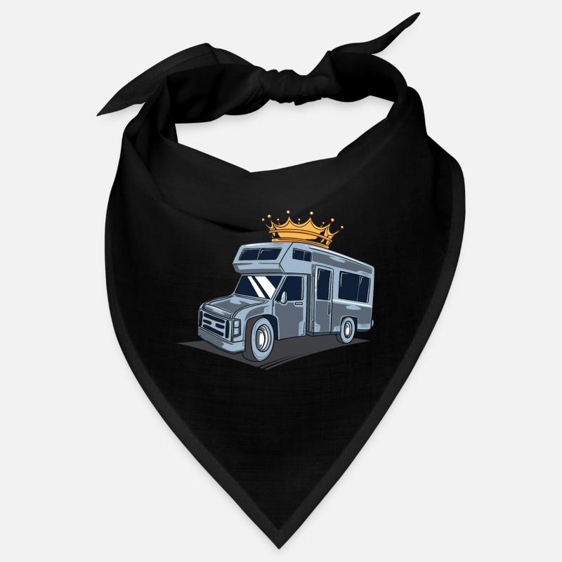 Camper / Caravan / Camping - Bandana - black