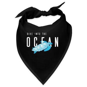 Ocean Dive - Bandana - Schwarz - Vorne