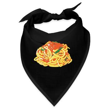 Spagetti - Bandana - Schwarz - Vorne
