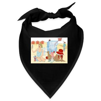 Holiday - Bandana - Schwarz - Vorne