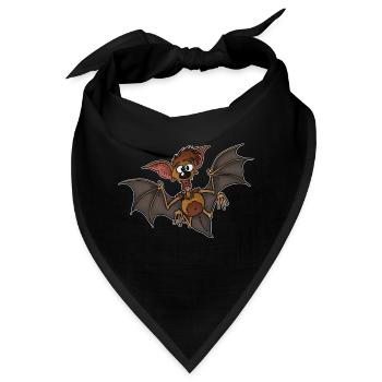 Vladi Fledermaus - Bandana - Schwarz - Vorne