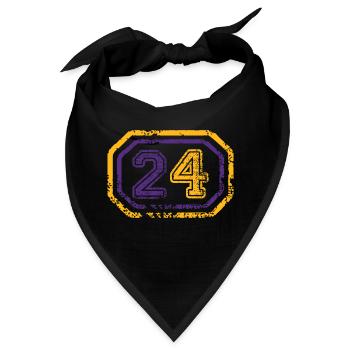 Mamba die Legende - Bandana - Schwarz - Vorne
