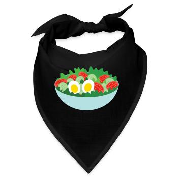 Salat - Bandana - Schwarz - Vorne