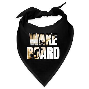 Wakeboard Wakeskate Wassersport Boot Wakeboarder - Bandana - Schwarz - Vorne