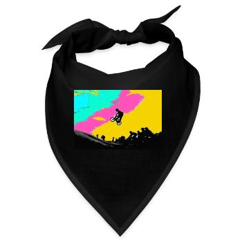 bmx - Bandana - Schwarz - Vorne