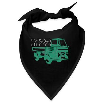 Multicar M22 T-Shirt - Bandana - Schwarz - Vorne