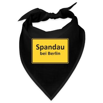 Spandau Ortseingang - Bandana - Schwarz - Vorne