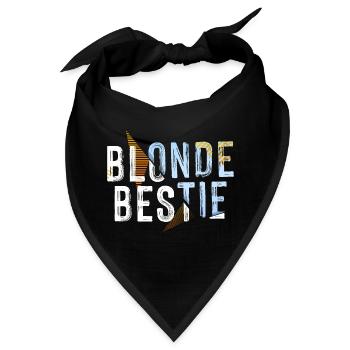 Blonde Bestie für heiße Blondinen - Bandana - Schwarz - Vorne