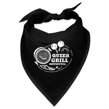 Queer Grill Instructor Shirt - Bandana - Schwarz - Vorne