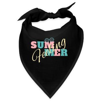 Summer Feeling - Bandana - Schwarz - Vorne