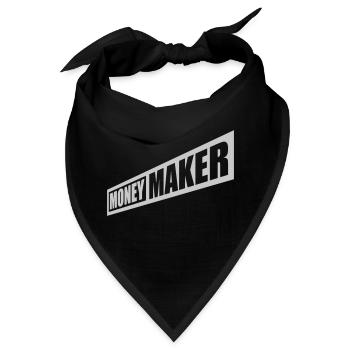 Erfolgreich Money Maker Logo - Bandana - Schwarz - Vorne