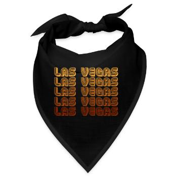 LasVegas Gradient Grid - Bandana - Schwarz - Vorne