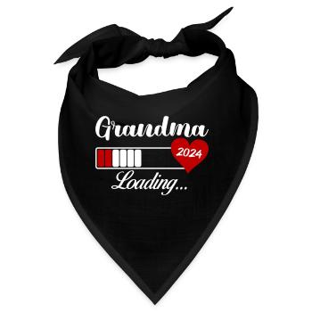 grandma loading 2024 - Bandana - Schwarz - Vorne