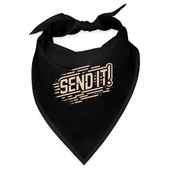 SEND IT Parkour - Bandana - Schwarz - Vorne