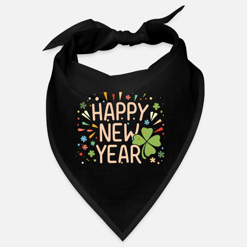 Neujahrsfreude mit Shamrock Bandana