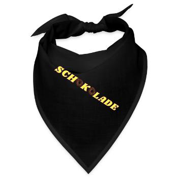 Schokolade - Bandana - Schwarz - Vorne
