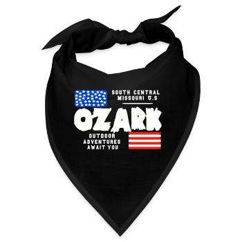 Missouri Ozark - Bandana - Schwarz - Vorne