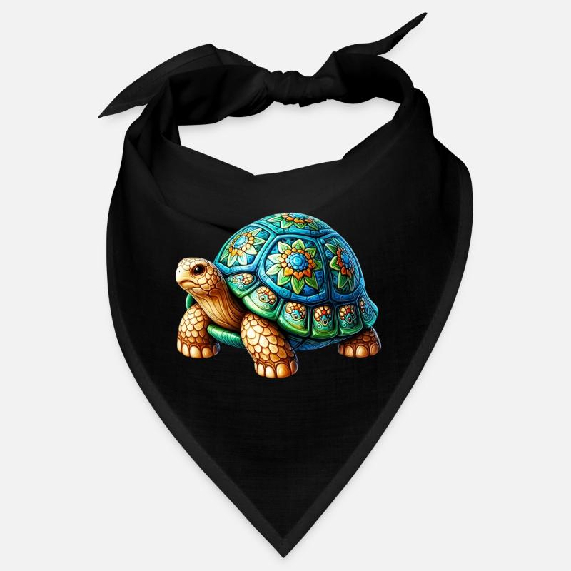 Schildkröte - Bandana - Schwarz