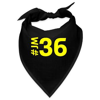 JM36-KARTON - Bandana - Schwarz - Vorne