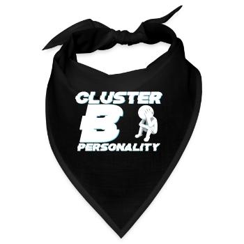 Cluster B - Bandana - Schwarz - Vorne