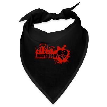 Leverkusen Fan - Bandana - Schwarz - Vorne