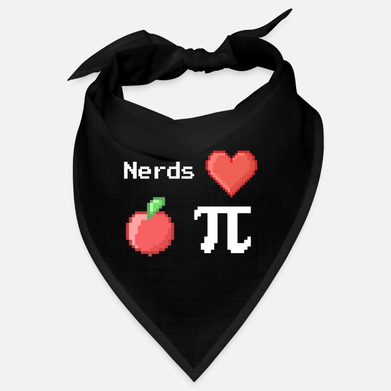 Les nerds adorent Apple Pi Pi Pi Dictons Math Pixel Bandana