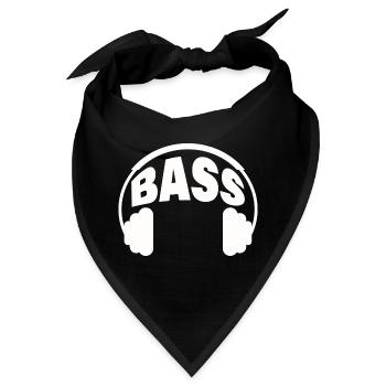 BASS - Bandana - Schwarz - Vorne