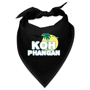 Koh Phangan Mondinsel - Bandana - Schwarz - Vorne