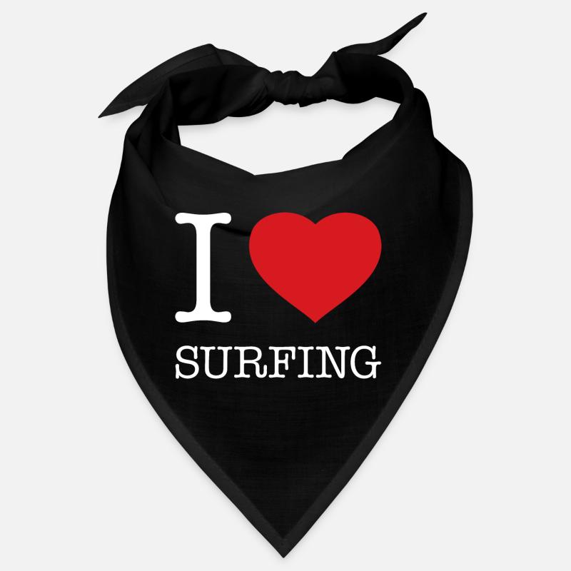 I LOVE SURFING Bandana