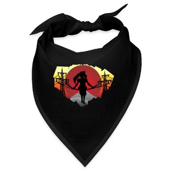 Cable Girl - Bandana - Schwarz - Vorne