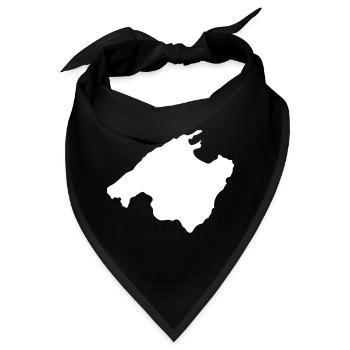 Malle Umriss - Bandana - Schwarz - Vorne