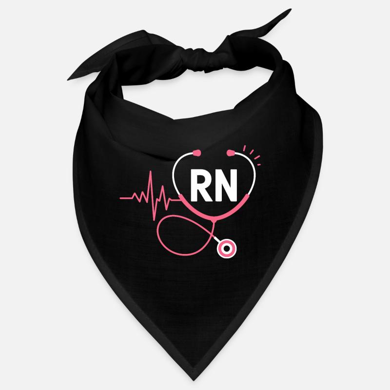 RN Herzschlag Stethoskop Bandana