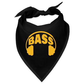 BASS - Bandana - Schwarz - Vorne