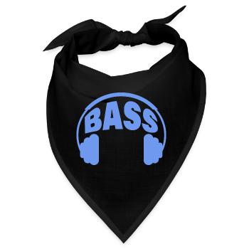 BASS - Bandana - Schwarz - Vorne