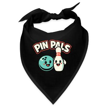 Pin Pals - Bandana - Schwarz - Vorne